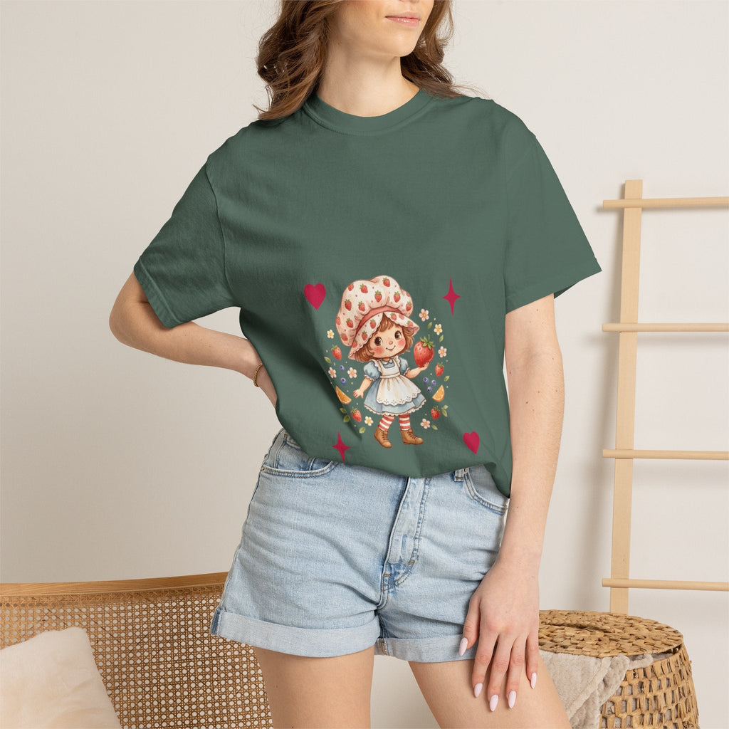 Strawberry Girl T-Shirt — “Sweet as a Berry” Cute Graphic Tee - Mzunye