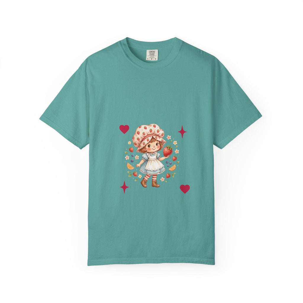 Strawberry Girl T-Shirt — “Sweet as a Berry” Cute Graphic Tee - Mzunye