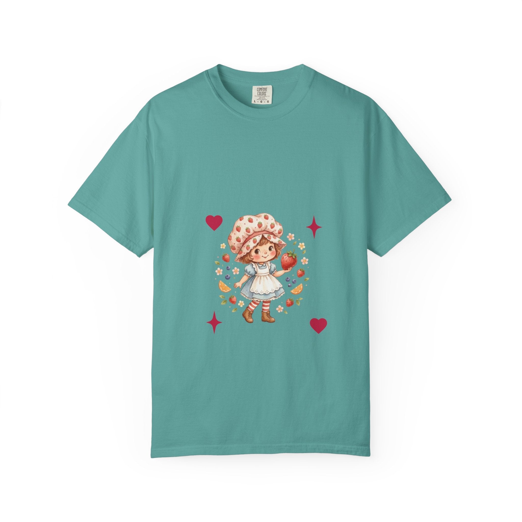 Strawberry Girl T-Shirt — “Sweet as a Berry” Cute Graphic Tee - Mzunye