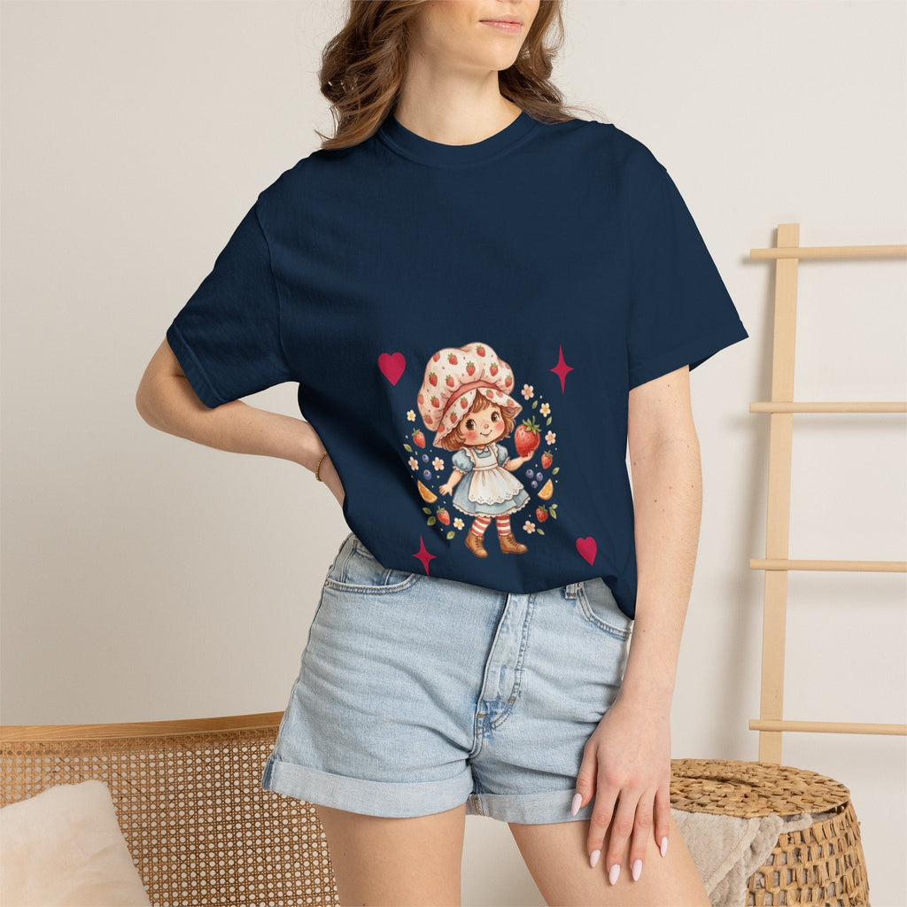 Strawberry Girl T-Shirt — “Sweet as a Berry” Cute Graphic Tee - Mzunye