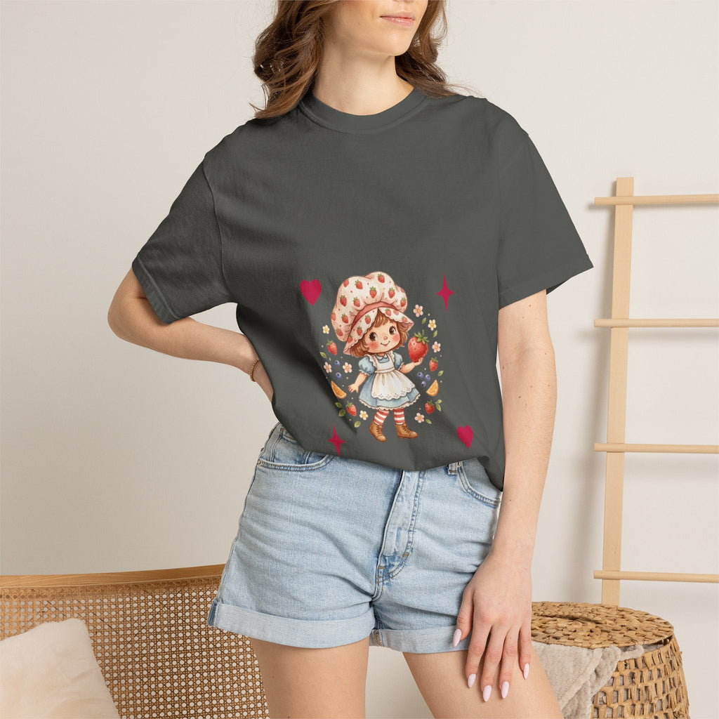 Strawberry Girl T-Shirt — “Sweet as a Berry” Cute Graphic Tee - Mzunye