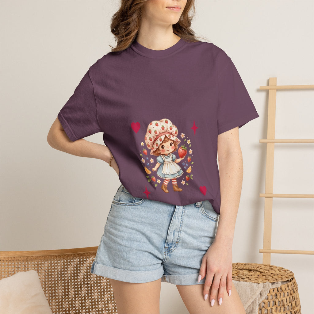 Strawberry Girl T-Shirt — “Sweet as a Berry” Cute Graphic Tee - Mzunye