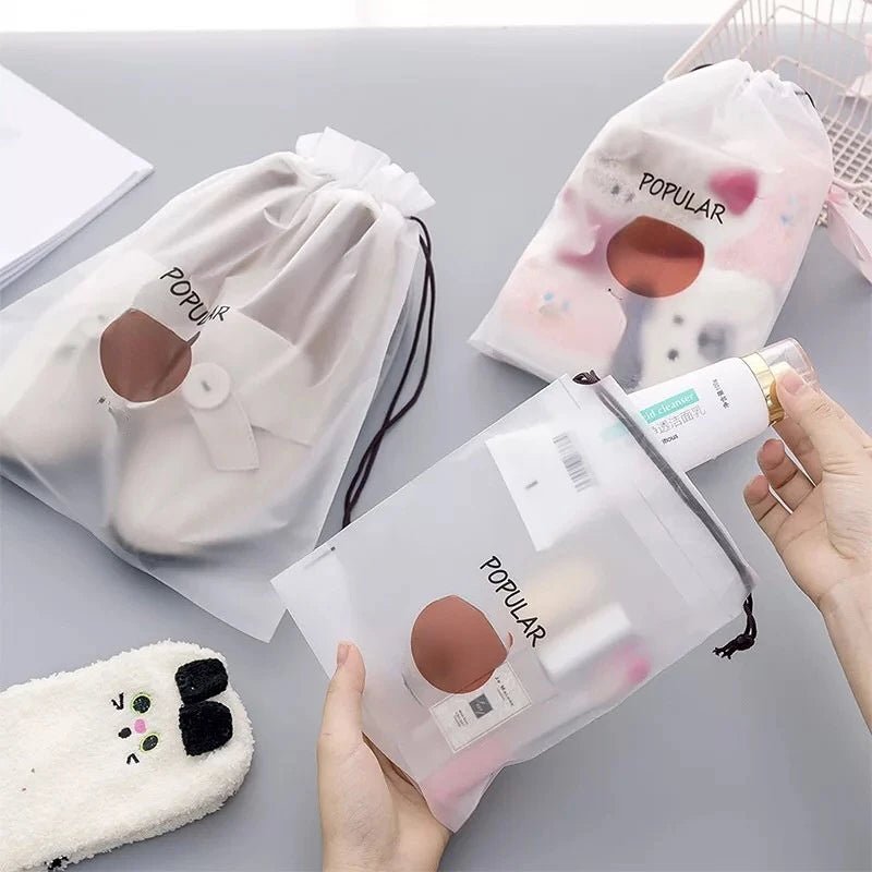 Transparent Waterproof Cosmetic Bag – Travel Makeup & Toiletry Organizer - Mzunye