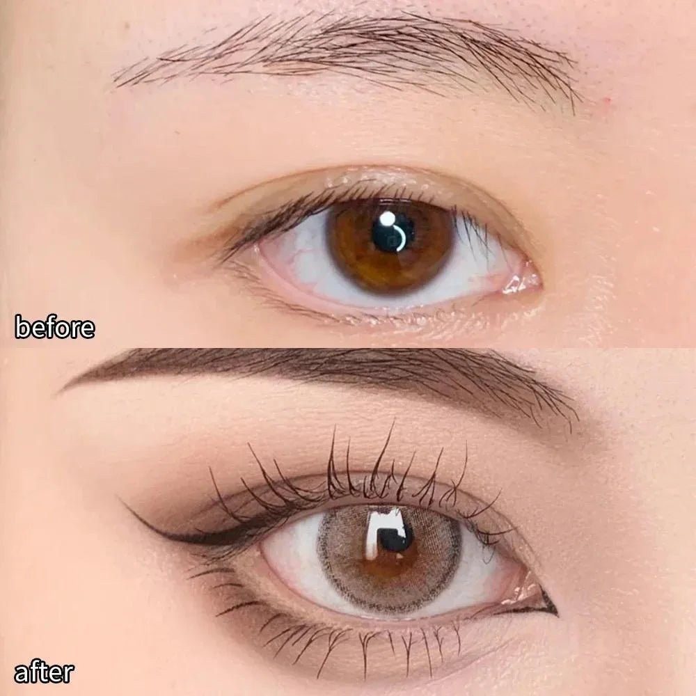 Ultra - Fine Matte Liquid Eyeliner — Waterproof, Quick - Dry, Black Brown & Silkworm Shades - Mzunye
