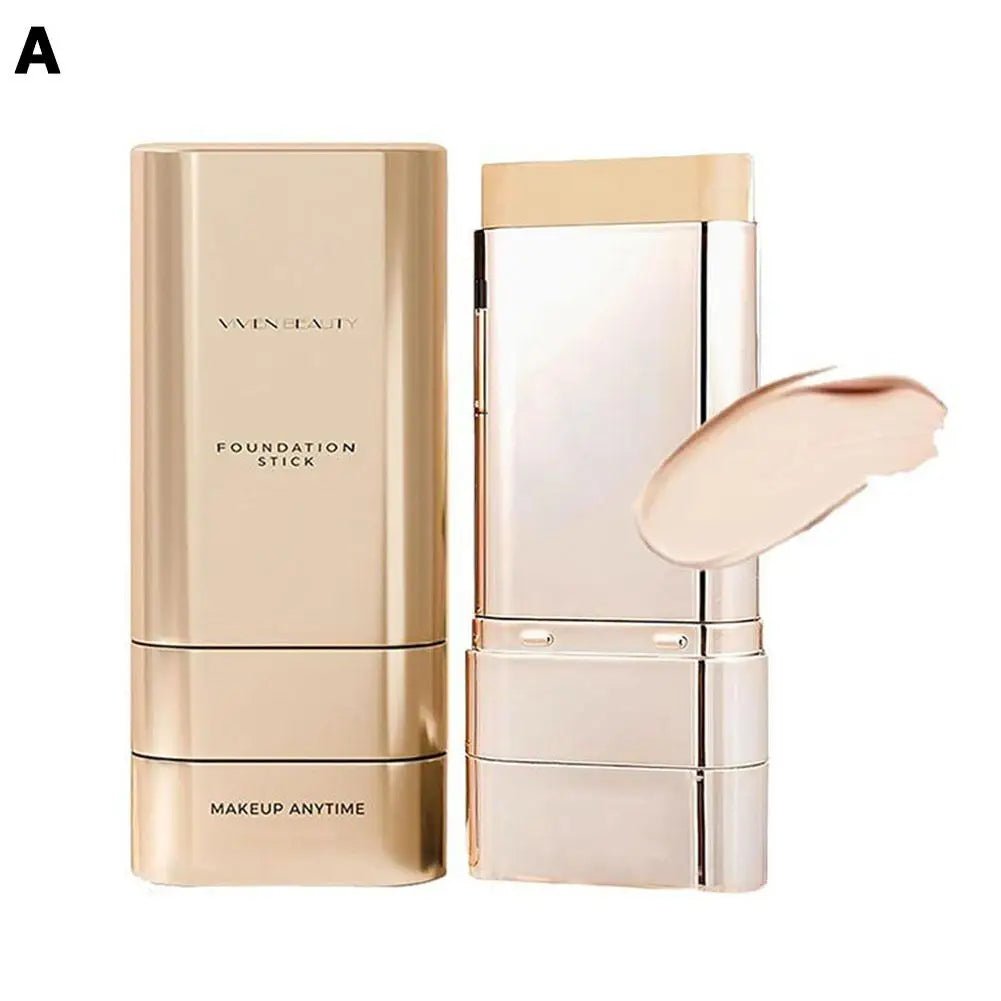 Velvet Foundation Stick with Built - In Brush — Full Coverage, Dark Circle Corrector - Mzunye