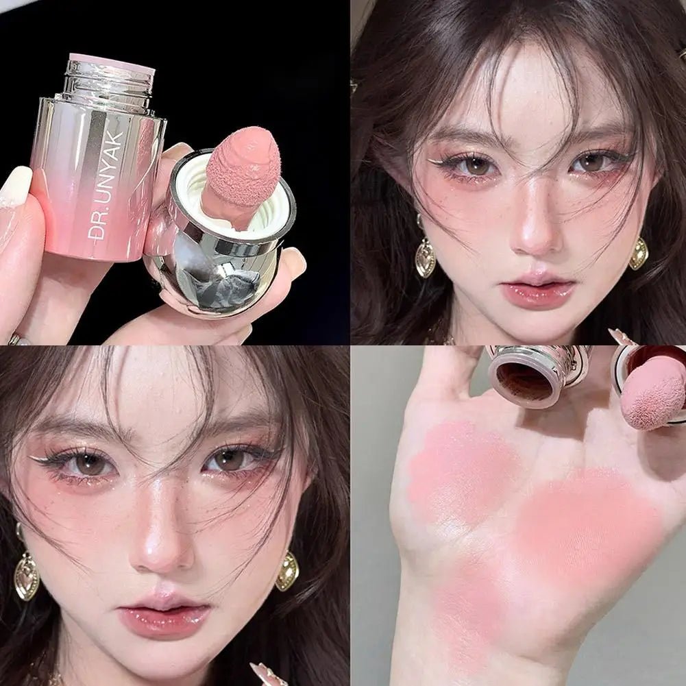 Velvet Liquid Blush — Matte Sponge Applicator Natural Contour in 8 Shades - Mzunye