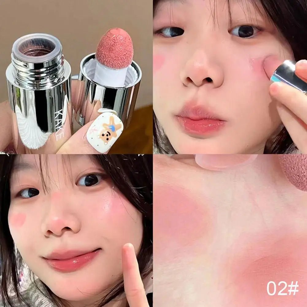Velvet Liquid Blush — Matte Sponge Applicator Natural Contour in 8 Shades - Mzunye