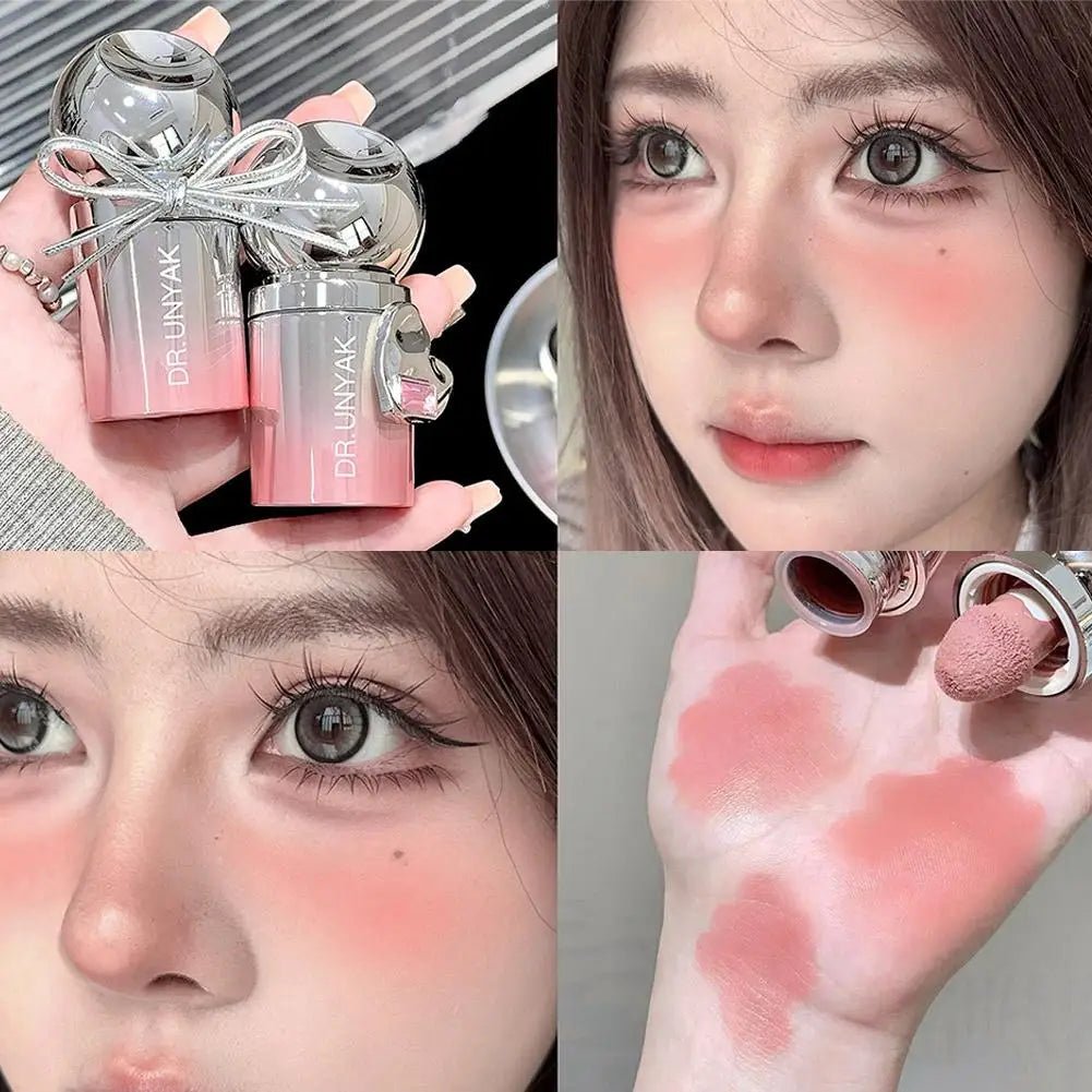 Velvet Liquid Blush — Matte Sponge Applicator Natural Contour in 8 Shades - Mzunye