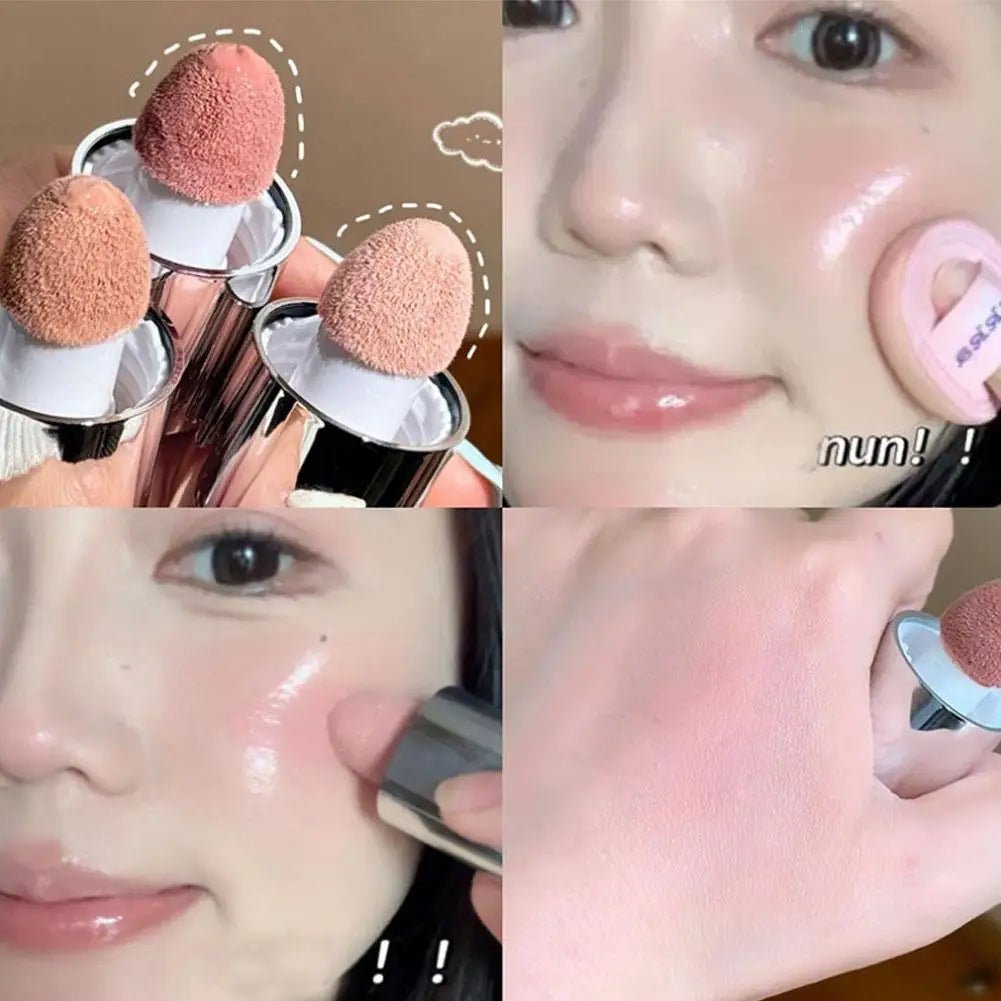 Velvet Liquid Blush — Matte Sponge Applicator Natural Contour in 8 Shades - Mzunye