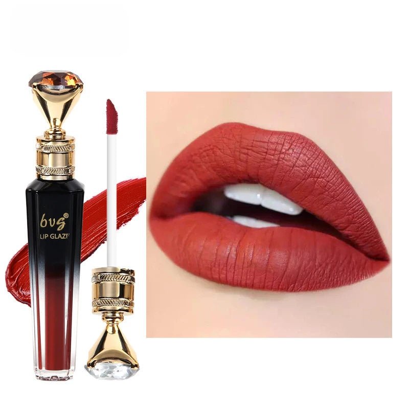Velvet Matte Lip Gloss — Waterproof Non - Fading Non - Stick Formula - Mzunye
