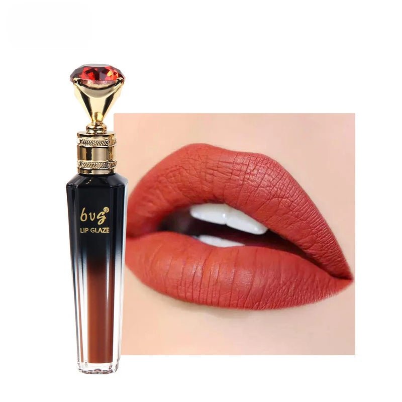 Velvet Matte Lip Gloss — Waterproof Non - Fading Non - Stick Formula - Mzunye