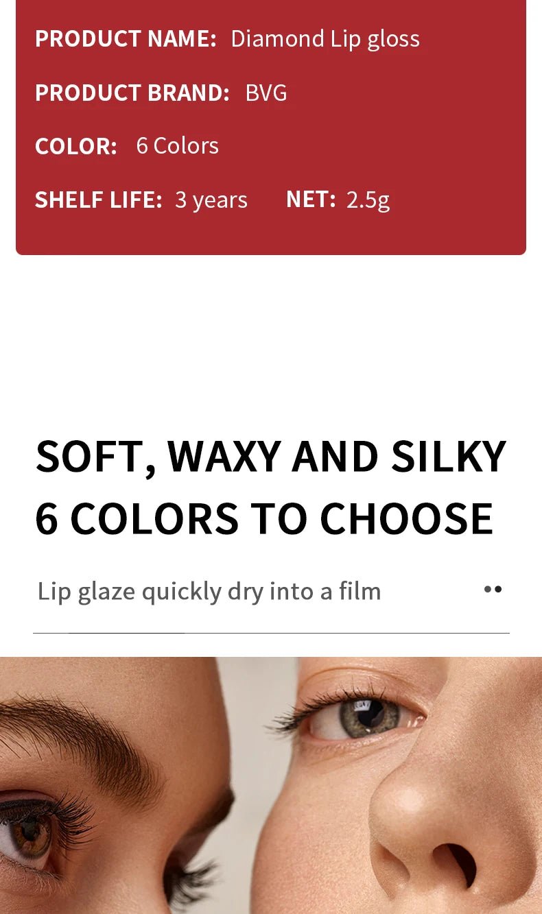 Velvet Matte Lip Gloss — Waterproof Non - Fading Non - Stick Formula - Mzunye