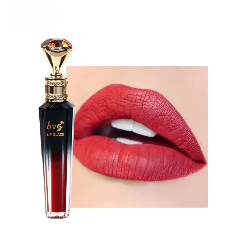Velvet Matte Lip Gloss — Waterproof Non - Fading Non - Stick Formula - Mzunye