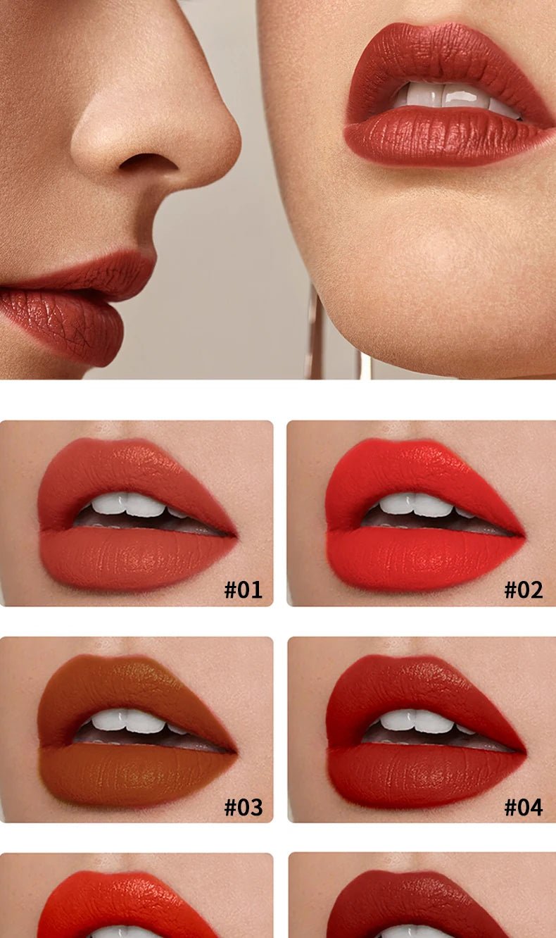Velvet Matte Lip Gloss — Waterproof Non - Fading Non - Stick Formula - Mzunye