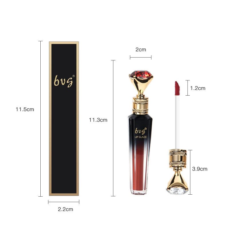 Velvet Matte Lip Gloss — Waterproof Non - Fading Non - Stick Formula - Mzunye