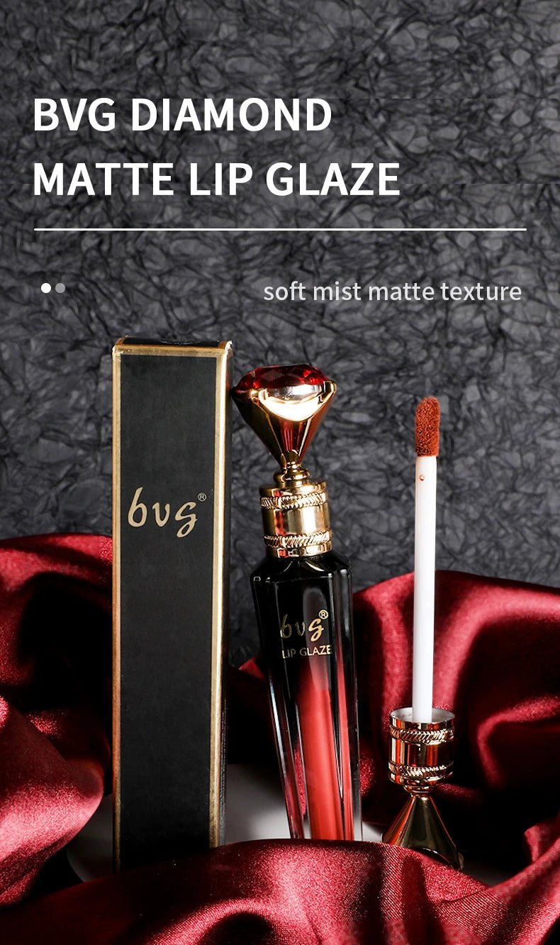 Velvet Matte Lip Gloss — Waterproof Non - Fading Non - Stick Formula - Mzunye