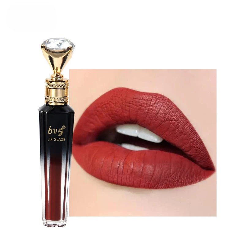 Velvet Matte Lip Gloss — Waterproof Non - Fading Non - Stick Formula - Mzunye