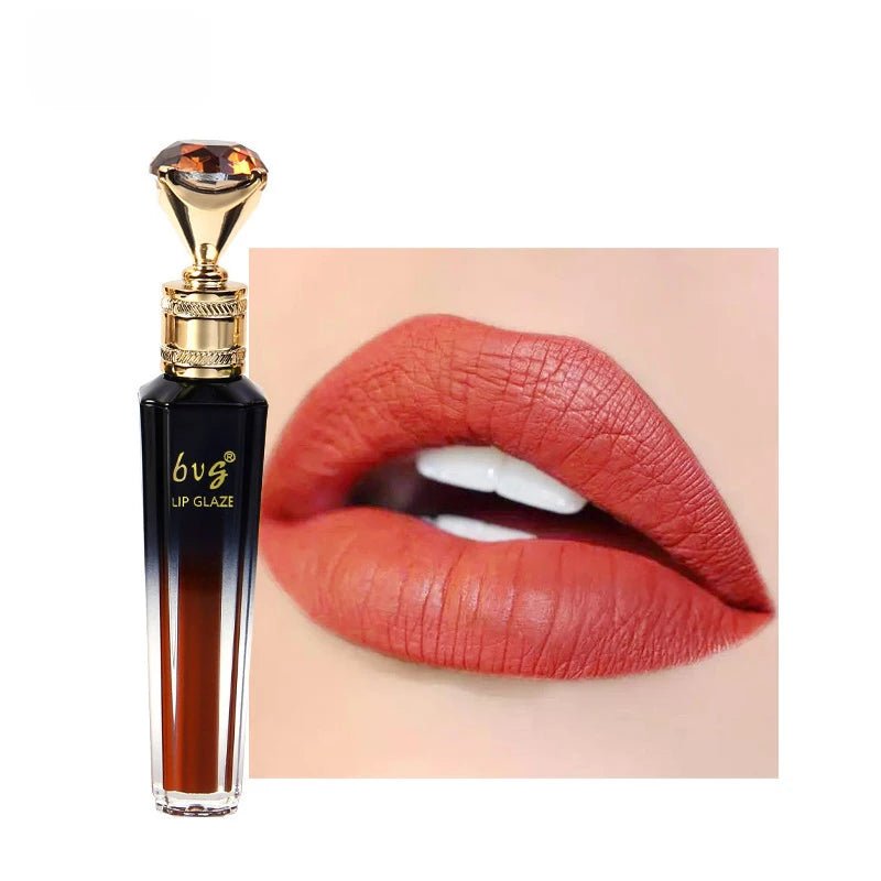Velvet Matte Lip Gloss — Waterproof Non - Fading Non - Stick Formula - Mzunye