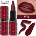 Velvet Matte Lipstick Pencil — Waterproof Long - Lasting Beige Red Brown Non - Sticky Lip Liner Gloss - Mzunye