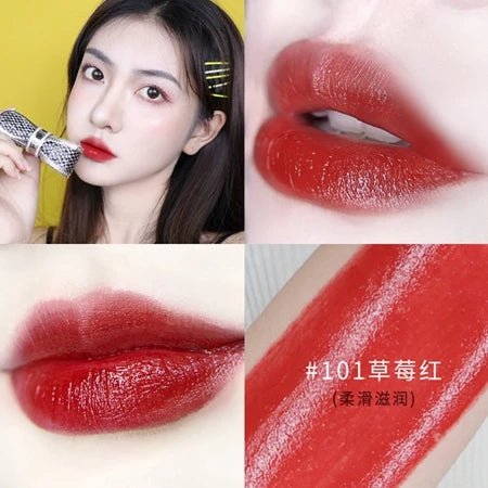 Velvet Matte Lipstick — Waterproof Long - Lasting Pigmented Lip Colour | Red & More | 11 Shades - Mzunye