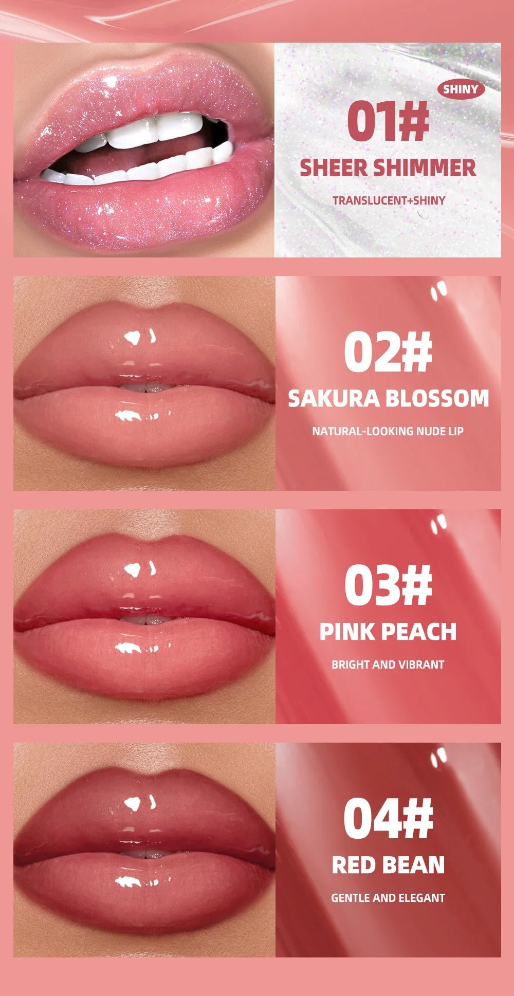Volumizing Lip Glaze — Moisturizing Natural Hydrating Gloss - Mzunye