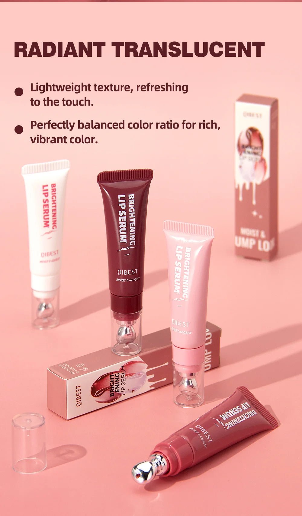 Volumizing Lip Glaze — Moisturizing Natural Hydrating Gloss - Mzunye