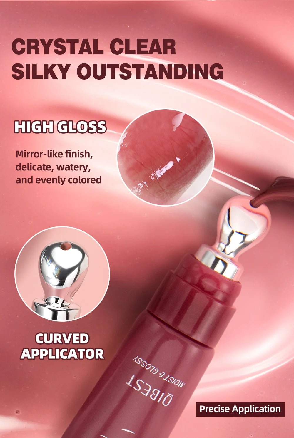 Volumizing Lip Glaze — Moisturizing Natural Hydrating Gloss - Mzunye