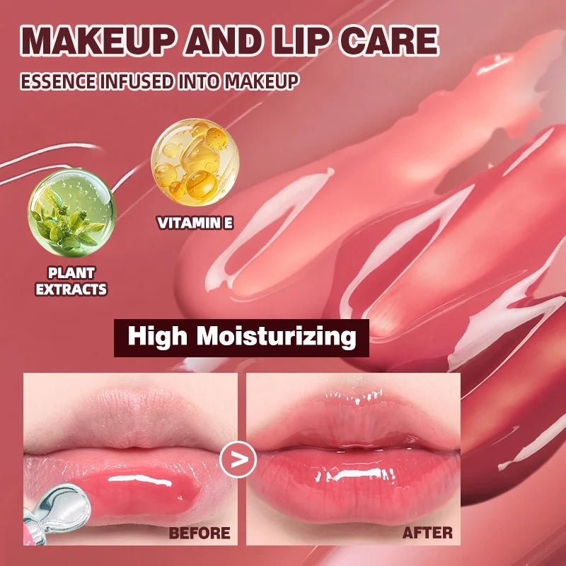 Volumizing Lip Glaze — Moisturizing Natural Hydrating Gloss - Mzunye