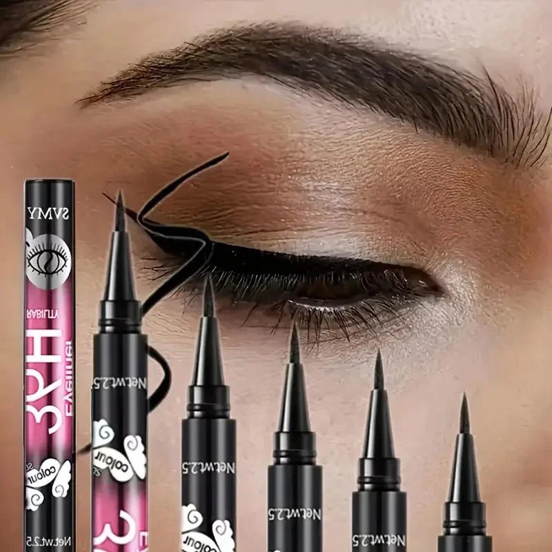 Waterproof Black Eyeliner Pencil Set — Smudge - Proof, Long - Lasting, Beginner - Friendly - Mzunye