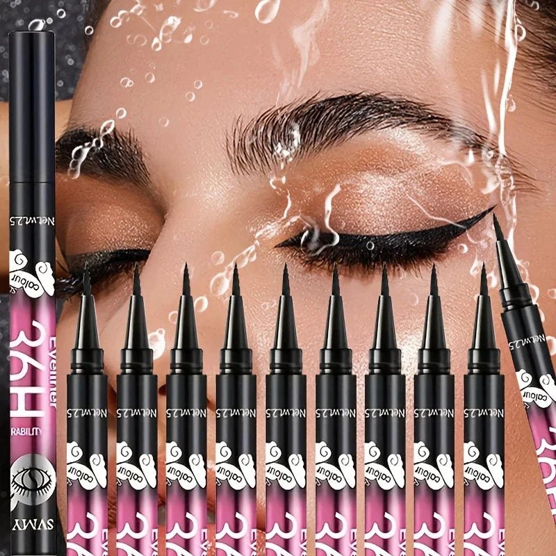 Waterproof Black Eyeliner Pencil Set — Smudge - Proof, Long - Lasting, Beginner - Friendly - Mzunye