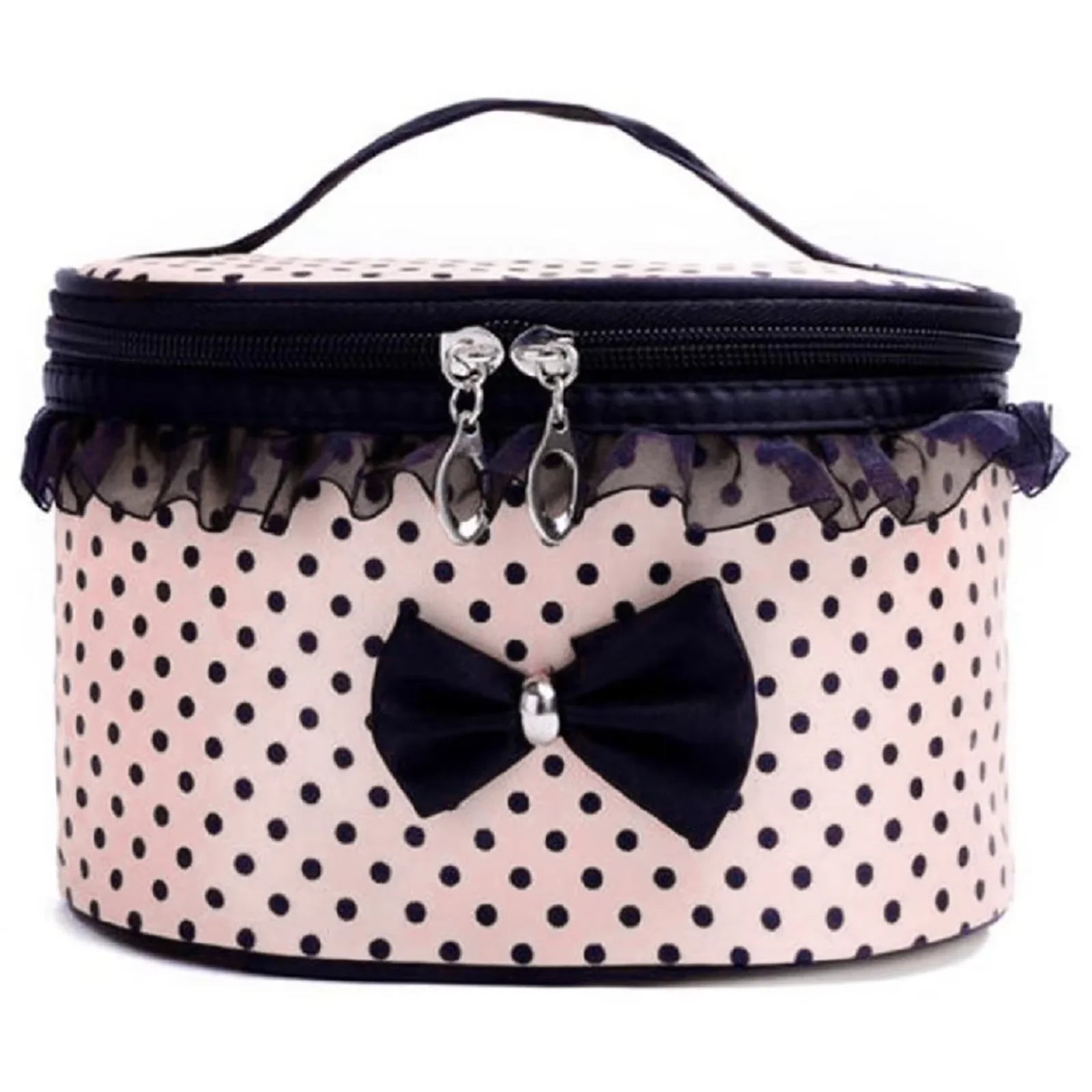 Waterproof Cylinder Travel Organizer Bag — Compressible Toiletries & Makeup Storage - Mzunye