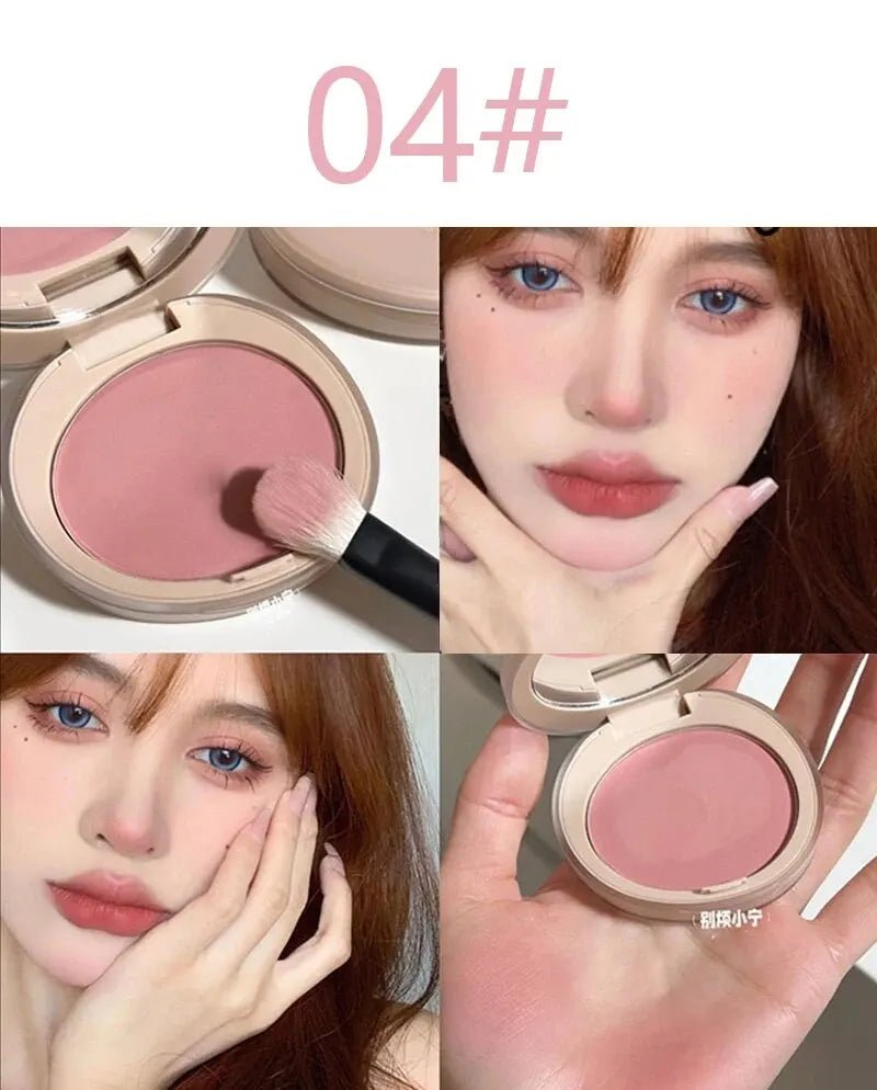 Waterproof Matte Blush — Long - Lasting Color in 6 Shades - Mzunye