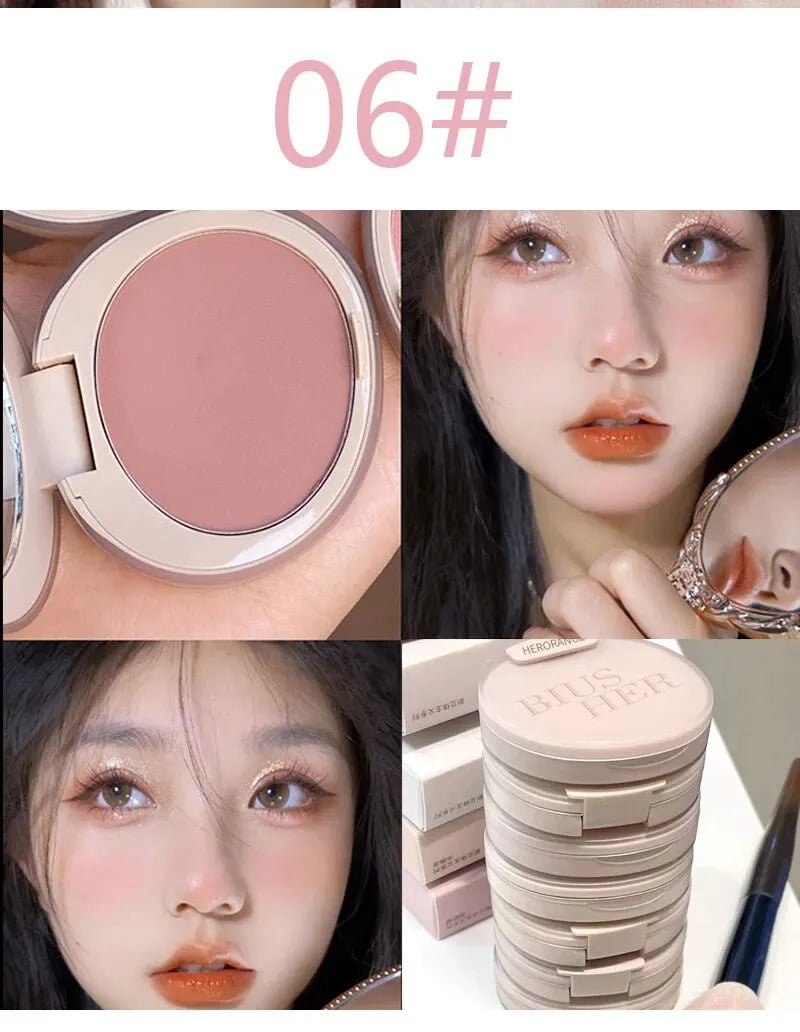 Waterproof Matte Blush — Long - Lasting Color in 6 Shades - Mzunye