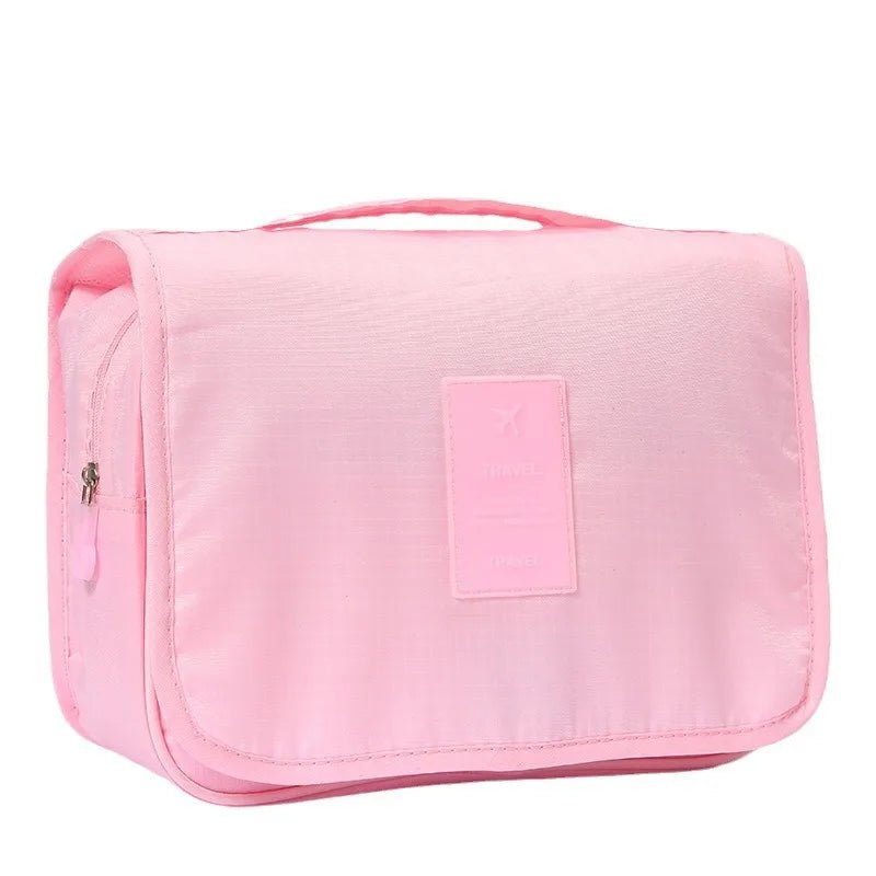 Waterproof Travel Makeup Bag – Hanging Toiletry Organizer with Hook - Mzunye